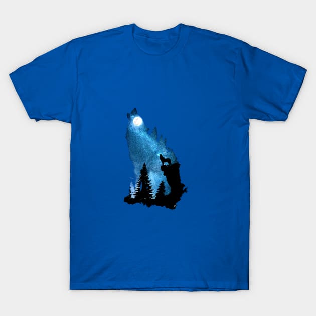 The Howling Wind T-Shirt by DVerissimo